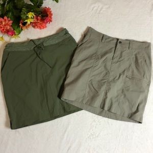 2 DULUTH EUC Active skorts multi pockets